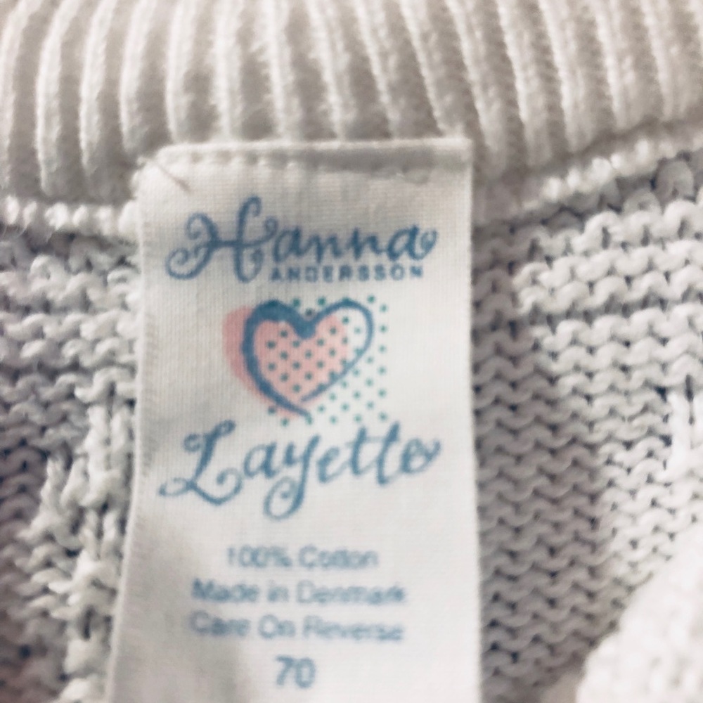 Hanna Andersson Cable Knit Sweater; 100% Cotton